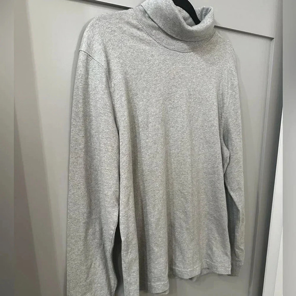 JCrew Turtle Neck Women’s Medium Gray Cotton - Picture 3 of 6